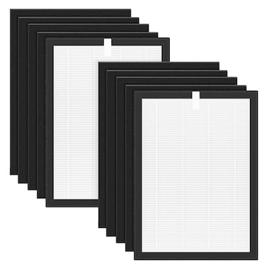 Cabiclean H13 True HEPA ProHEPA 9000 Replacement Filter Compatible with VEVA 9000 Air Puri-fiers, 2 Pack H13 Premium HEPA Replacement Filters &amp; 8 Activated Carbon Pre-Filters