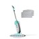 Shark S1000 Steam Mop with 2 Dirt Grip Pads, Lightweight, Safe for all Sealed Hard Floors like Tile, Hardwood, Stone, Laminate, Vinyl &amp; More, Machine Washable, Removable Water Tank, White/Seafoam