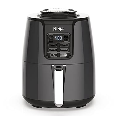 Ninja Air Fryer, Roast, Bake, Air Fry, Roast, Broil, Reheats, &amp; Dehydrates, 4-in-1, Fries, Frozen Food, Veggies, and Juicy Meat, Less Oil, Easy Meals, Healthy Meals, Compact, 4 QT, Grey, AF101