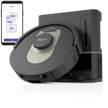 Shark AV2501AE AI Robot Vacuum with XL HEPA Self-Empty Base, Bagless, 60-Day Capacity, LIDAR Navigation, Perfect for Pet Hair, Compatible with Alexa, Wi-Fi Connected, Carpet &amp; Hard Floor, Black