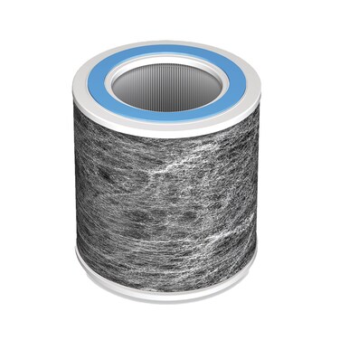 Shark Air Purifier Replacement Filter with Anti-Allergen HEPA, Advanced Odor Lock, Compatible with HP100 Series, White, HE1FKPET