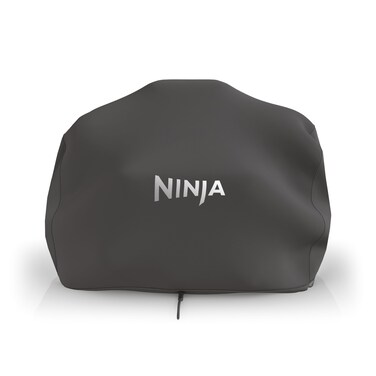 Ninja XSKCOVERXL Woodfire Premium Grill Cover Pro, Compatible with OG800 and OG900 Series, UV &amp; Water Resistant, Elastic Drawstring for Snug Fit, Lightweight, Year-Round Protection, 13'' x 24'', Black