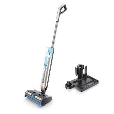 Shark HydroDuo with Dirt-Reveal Technology, Cordless, Everyday Hard Floor Cleaning System, Wet &amp; Dry Debris Pickup, Mops &amp; Scrubs All at Once, Hardwood, Tile, Laminate &amp; Stone, Stone Metallic, WW201