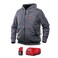 Milwaukee Heated Hoodie KIT M12 12V Lithium-Ion Front and Back Heat Zones Gray