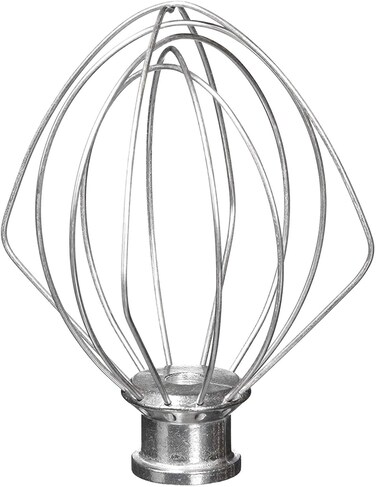 6-Wire Whip Attachment Fits KitchenAid Tilt-Head Stand Mixer Replace K45WW, Stainless Steel, Egg Heavy Cream Beater, Cakes Mayonnaise Whisk