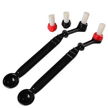 Espresso Machine Cleaning Brush Kit - CAFEMASY 2 Pieces Coffee Cleaning Brush with Spoon and 2 Pieces Detachable Brush Head for Coffee Grinder and Espresso Cleaning