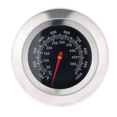 1Pc 3" Face 1000F Thermometer Temperature Gauge BBQ Barbecue Charcoal Grill Smoker
