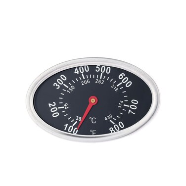 Mtsooning Lid Thermometer, BBQ Grill Temperature Gauge, 3 Inch Steel Heat Indicator Replacement for Nexgrill 720-0697, 720-0737, l 720-0830H, 720-0888, Charmglow Grill.