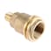 Mtsooning QCC1 Nut Propane Gas Fitting Adapter with 1/4" Male Pipe Thread, Solid Brass Quick Connectors Replacement for Grill Regulator Outdoor Cooking Heating Camping Connect Fittings