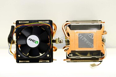AMD Socket AM3/AM2+/AM2/1207/939/940/754 Copper Base/Alum Heat Sink &amp; 2.75" Fan w/Heatpipes &amp; 4-Pin Connector