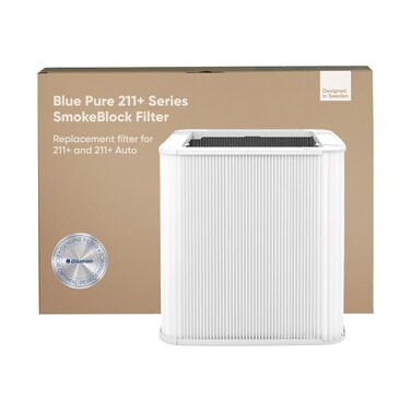 BLUEAIR Blue Pure 211+ Series SmokeBlock Genuine Replacement Filter, Extra Carbon Captures 99.99% of Wildfire Smoke, fits Blue Pure 211+ Auto, 211+ Air Purifiers
