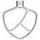 Flat Beater Replacement for KitchenAid 5plus/6 Qt. Bowl-Lift Stand Mixers/Polished 18/8 Stainless Steel Paddle Accessories/No coating/Dishwasher Safe/Replacement for KN256CBT