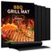 AOOCAN Grill Mat - Set of 5 Heavy Duty Grill Mats Non Stick, BBQ Outdoor Grill &amp; Baking Mats - Reusable, Easy to Clean Barbecue Grilling Accessories - Work on Gas Charcoal Electric - Extended Warranty