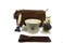 G.B.S Men's Deluxe Grooming Ivory Set- 5 Blade Razor with Travel Case, Synthetic Bristle Brush and Stand, 4.5in Diameter Ceramic Mug, Mesh Toiletry Travel Bag ahd Natural Glycerin Shave Soap