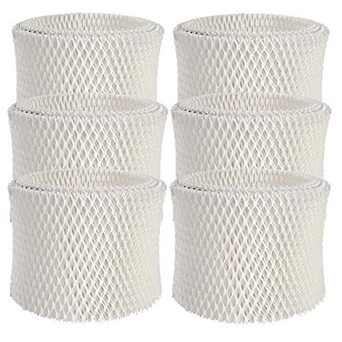 ITidyHome 6-Pack Humidifier Wicking Filters Replacement Compatible for Honeywell HAC-504, HAC-504AW, HCM-350, HCM-300T, HCM-600, HCM-710, HCM-315T Series Humidifiers