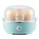 Elite Gourmet EGC115M Easy Egg Cooker Electric 7-Egg Capacity, Soft, Medium, Hard-Boiled Egg Cooker with Auto Shut-Off, Measuring Cup Included, BPA Free, Retro Mint