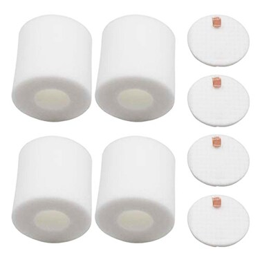 AirClean 4 Pack 3.7" High Replacement Base Pre-Motor Foam Filters Compatible with Shark IQ Robot Vacuum R101AE RV1001AE UR1005AE Self-Empty Base