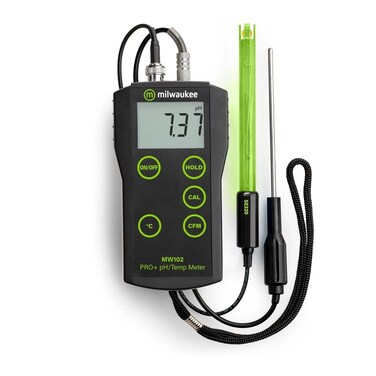 Milwaukee MW102 Digital pH/Temperature Meter w/ATC