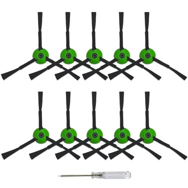 10 Pack Replacement Side Brushes Compatible with iRobot Roomba i &amp; j &amp; e Series All Models, Edge-Sweeping Brushes Accessories for i1+/i2+/i3+/i4+/i5+/i6+/i7+/i8+/j6+/j7+/j8+/e5/e6 Robot Vacuum