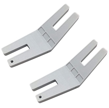 FQTANJU 2 Pcs Clearance Plate/Button Reed Presser Foot - for All Sewing Machines # 413105601