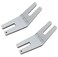 FQTANJU 2 Pcs Clearance Plate/Button Reed Presser Foot - for All Sewing Machines # 413105601