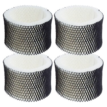 HWF62 Humidifier Replacement Filter Fit for Holmes - Letter A, Filters Compatible with Holmes, Sunbeam and Bionaire Cool Mist Humidifiers, 4-Pack