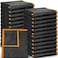 Simpli-Magic Heavy Duty Padded Moving Blankets (12 Pack),Black/Orange