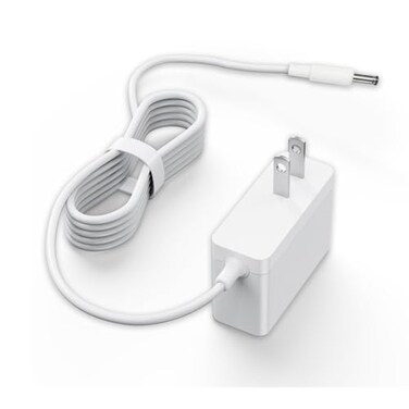 12V Charger Compatible with Levoit Core Mini Air Purifier LAP-C161-WUS LAP-C161-KUS LAPC161WUS LAPC161KUS, AC Adapter Power Supply Chargeing Cable PSU White