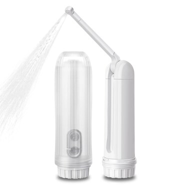 Portable Bidet - Mini Foldable Handheld Personal Travel Bidet with 2 Pressure Options Electric Sprayer Toilet for Personal Hygiene Cleaning/Soothing Postpartum Care/Perineal &amp; Hemmoroid Treatment