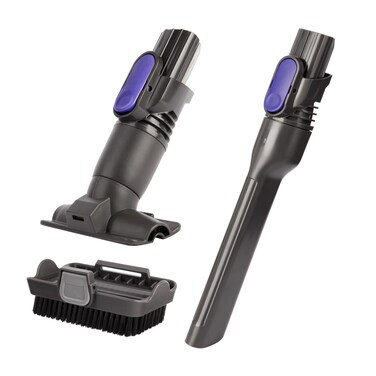 Vacuum Crevice Tool Brush Replacement Parts Compatible with Shark Pet Cordless Stick IX141 IZ462H IZ483H IZ363HT IZ361H IZ163H IZ362H Removable two-in-one Tool Brush Attachments for D-Shaped Vacuum