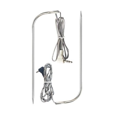 Replacement Waterproof Meat Probe 2 PCS Compatible with Traeger BBQ Grills, 3.5 mm Plug Meat BBQ Digital Thermostat Probes,Set of 2