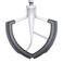 Flex Edge Beater for KitchenAid 6QT Bowl-Lift Stand Mixer, Beater with Double Silicone Edge, Mixer Paddle, Perfect 6 Quart Bowl-Lift Stand Mixer Attachment for KitchenAid, White