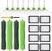 Replacement Parts for iRobot Roomba i7 i7+ i3 i3+ i4 i4+ i6 i6+ i8 i8+ E5 E6 E7 &amp;J7 J7+ Vacuum Cleaner, 2 Set Rubber Brushes, 8 HEPA Filters, 8 Side Brushes, 1 Clean Brush, 1 Screwdriver, 22 Pack