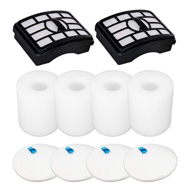 Vacuum Filters Replacement for Shark Rotator Professional Lift-Away NV500 NV501 NV502 NV503 NV505 NV510 NV520 NV552 ZU780 ZU782 ZU785 UV560, 2 Post Filters +4 Foam&amp;Felt Filters, Part # XFF500 &amp; XHF500