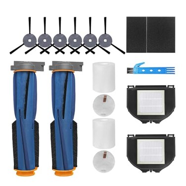 Theresa Hay Replacement Parts for Shark AV2310AE Matrix RV2310AE(not RV2310) Matrix Robot Vacuum Cleaner 14 Packs 2 Main Brushes, 2 Filters, 6 Side Brushes, 2 Sponge Filters, 2 Foam Filters