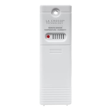 La Crosse Technology Wireless Outdoor Temperature &amp; Humidity Sensor - Wall Mounted, Accurate, Weather Resistant, Wide Temperature &amp; Humidity Gauge Transmission Range (330ft Range), Battery Powered