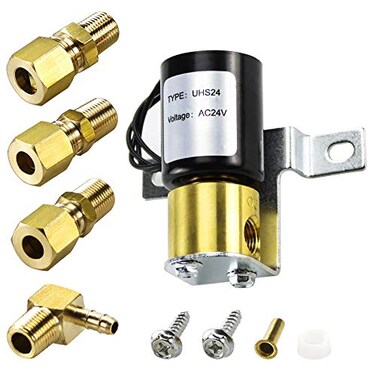 Universal Humidifier Solenoid Valve UHS24 24Vol-Compatible with Aprilaire 4040 General 990-53 and Honey.well HE280 32001639-002 U147112 by TOMOON