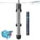 HITOP 25W 50W 100W 200W 300W Adjustable Aquarium Heater, Submersible Fish Tank Heater Thermostat with Suction Cup (50W)