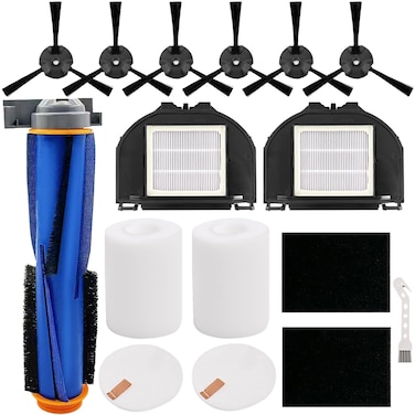 RV2310AE Replacement Parts for Shark AV2310AE RV2310AE RV2320S UR2350AE RV2300S Matrix Robot Vacuum Cleaner 1 Main Brush Roller 2 Sets Foam Filters 2 Filters 6 Side Brushes (Not For RV2300)