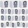 16 pack Dust Bags for roborock Disposable Dust Bag Q5 Q5+ Q7 Q7+ Q7 Max Q7 Max+ S7 MaxV Ultra S8+ S8 Pro Ultra Robot Vacuum,roborock q5 bags:3L Large Capacity Disposable Bag Replacement