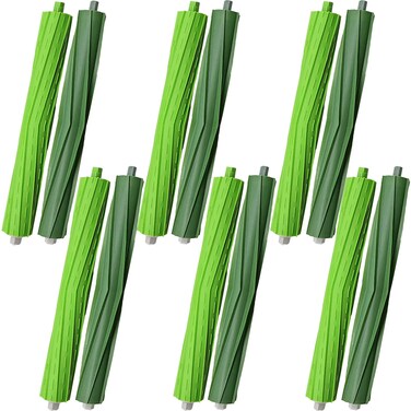 Replacement Roller Brushes for Roomba i1 i1+ i3 i3+ i4 i4+ i5 i5+ i6 i6+ i7 i7+ i8+ E5 E6 E7 j5 j5+ j7 j7+ Combo j7+ j8 j8+ j9+ Combo j9+ Robotic Vacuum Cleaners Multi-Surface Rubber Brushes