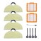JYAILIFIS RV2610WA Vacuum Mop Replacement Pads Compatible with Shark RV2610WA RV2620WA RV2410WD AV2610WA AI Ultra 2- in-1 Robot Vacuum, 4 Mop Pads, 2 Filters, 4 Side Brushe