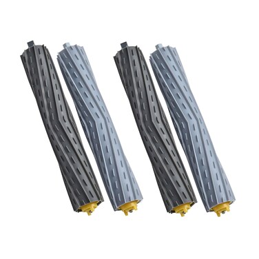 PELLYDA Rubber Roller Brushes,Replacement Parts for irobot Roomba 800 &amp; 900 Series, Roomba 800 850 860 861 866 870 880 890 900 980 985 Vacuum,Roomba Accessories 2 Sets of Debris Extractor