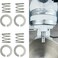 MITCHENIFY 4-Pack Stainless Steel Spring and Washer Kit Fit for Kitchenaid Stand Mixer, Quick Install Accessories and Upgrade Parts