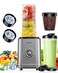 VEWIOR 1200W Blender for Shakes and Smoothies, Personal Blender with 6-Edge Blade, 22oz*2 BPA Free To-Go Cups, 3 Modes Control, Suitable for Kitchen, Ideal for Frozen Drinks, Sauces