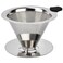 NKOVE Pour Over Coffee Dripper Stainless Steel Reusable Filter Paperless Cone Coffee Maker Dripper for 1-2 Cup