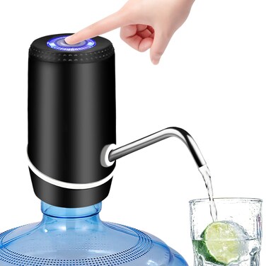 Water Dispenser for 5 Gallon Bottle, Electric Water Pump for 5 Gallon Jug with Switch and USB Charging, Portable Automatic Water Jug Dispenser for Camping, Travel, Home, Kitchen, Office