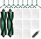 Replacement Parts Accessories for iRobot Roomba Combo Essential Vac 2 Y0110,Y0112,Y0140,Q0120 Q052 2 Main Brush Rollers, 8 Hepa Filters, 8 Side Brushes, 1 Brush Cleaning Tool caster wheel