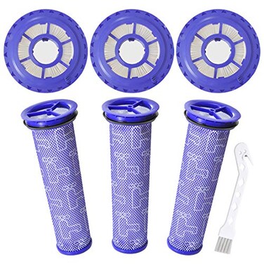 Mochenli 6 Pack Replacement Vacuum Filter for Dyson DC41 DC41 DC65 DC66 Vacuum,3 Pack Post Filter &amp; 3 Pack Pre Filter