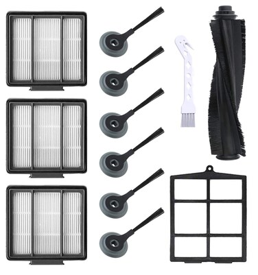 Mochenli Replacement Parts for Shark ION Robot AV751 AV752 AV753 S87 R85 RV850, RV850WV Vacuum Cleaner Accessory Kit Pack of 6 Side Brushes,3 HEPA Filters,1 Primary Filter,1 Main Brush